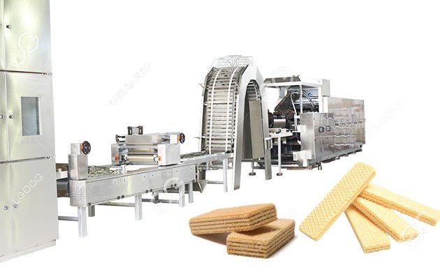 Lini Produksi Biskuit Wafer Sepenuhnya Otomatis dengan 27 Cetakan