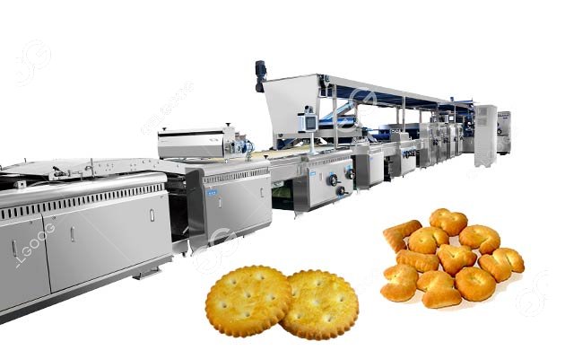 Mesin Biskuit Industri GG-BG800 dengan Isian Buah Ara